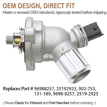 Clorets HWATPS 96940086 Engine Cooling Thermostat Housing Water